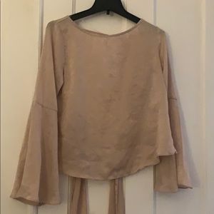 Champagne open back top